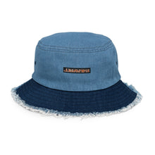 Load image into Gallery viewer, Juggaknots&#39; Distressed denim bucket hat