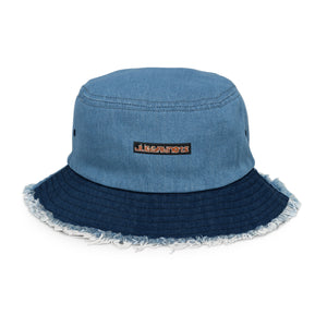 Juggaknots' Distressed denim bucket hat